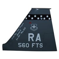 560 FTS T-38 Airplane Tail Flash