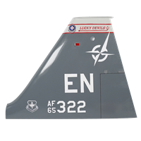 88 FTS T-38 Airplane Tail Flash