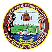 CGAS Port Angeles MH-65D Airplane Tail Flash