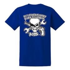 20 EBS PC61 Royal Blue T-Shirt Back Design