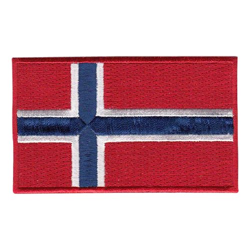 Norway Flag Color Patch