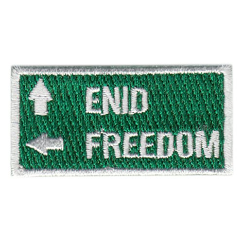 Vance FAIP Mafia Road Sign Pencil Patch