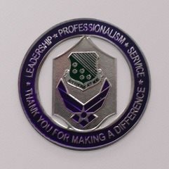 1 FW Command Chief Challenge Coin