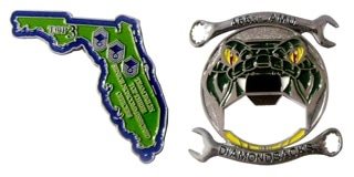 Aviator Gear Challenge Coin Examples
