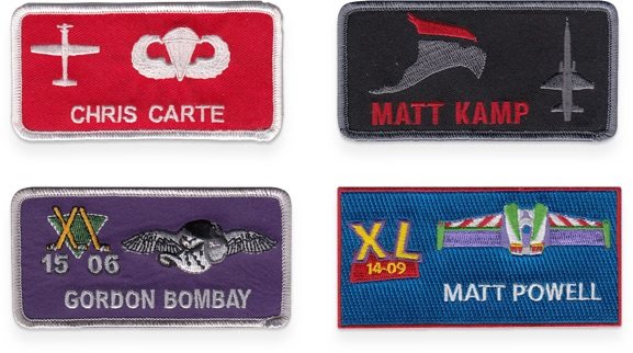 Aviator Gear Custom Class Nametags