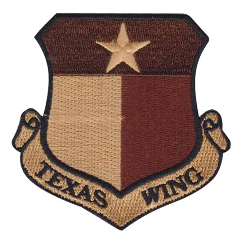 CAP TEXAS WING BROWN PATCH