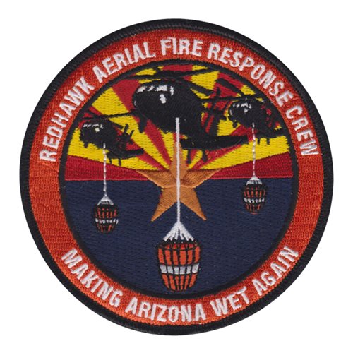REDHAWK AERIAL FIRE RESPONSE CREW PATCH