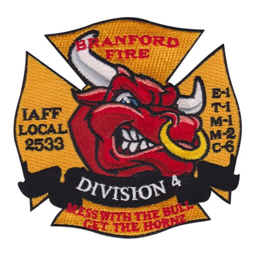 BRANFORD FIRE DEPT. 4 SHIFT PATCH