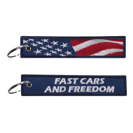 Fats Cars and Freedom Key Flag