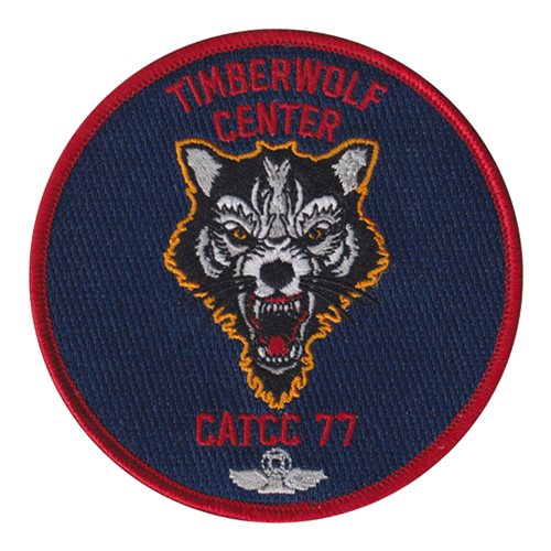 CATCC 77 TIMBERWOLF CENTER PATCH