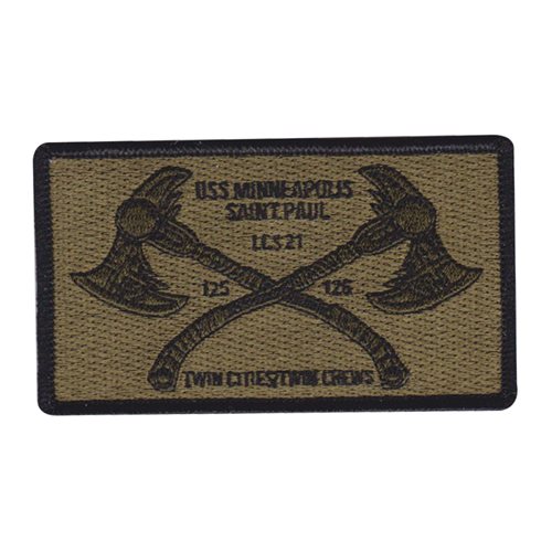 USS MINNEAPOLIS-SAINT PAUL U.S. NAVY CUSTOM PATCHES