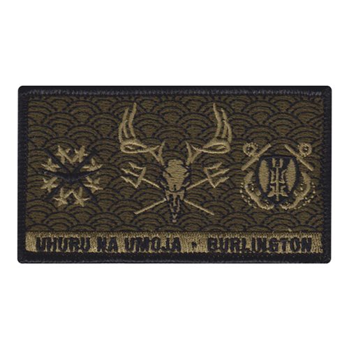 USNS BURLINGTON U.S. NAVY CUSTOM PATCHES