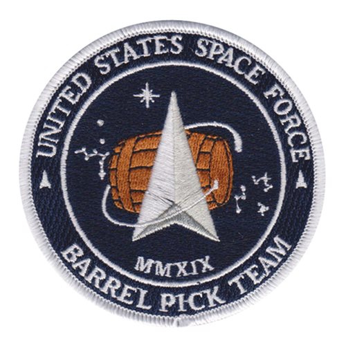 United States Space Force Barrel Pick Team patch
